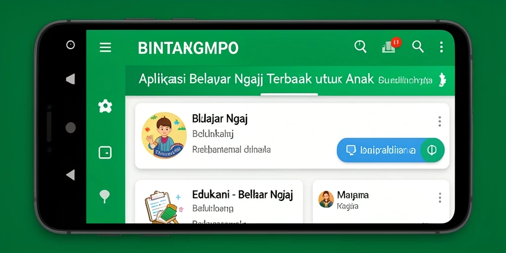 Antarmuka aplikasi BINTANGMPO yang menarik dan interaktif.