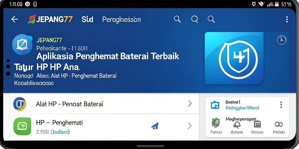 Antarmuka pengguna JEPANG77 yang sederhana dan mudah dipahami.