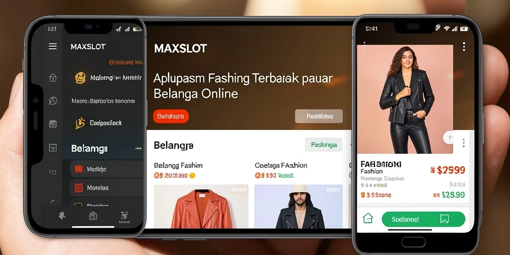 Antarmuka pengguna MAXSLOT yang menarik dan mudah digunakan.